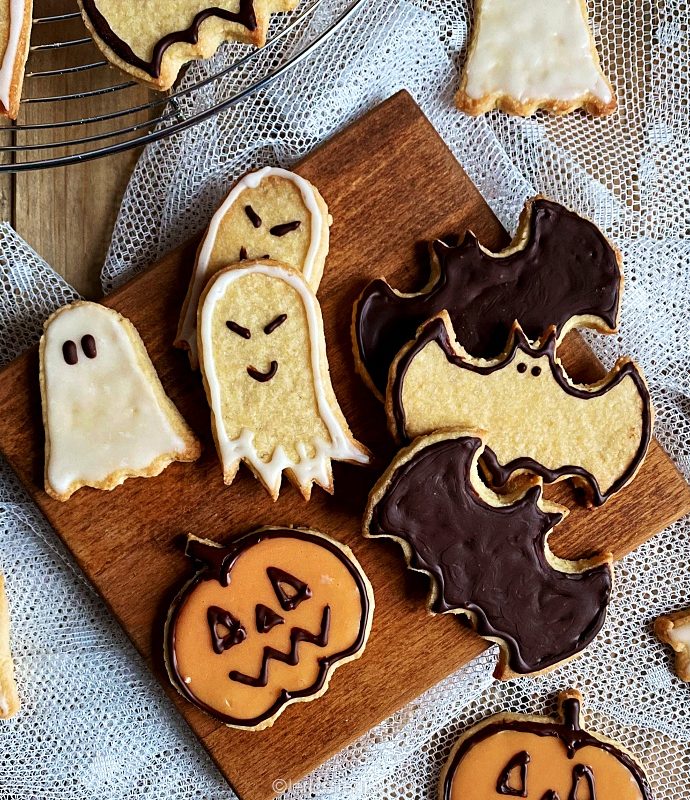 Biscotti decorati per Halloween